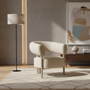 Curved Back Lounge Chair | Zuiver Heels | Oroatrade.com