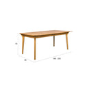 Hospitality furniture - Solid Wood Dining Table - www.oroatrade.com