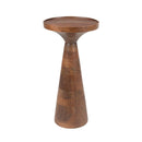 Hospitality furniture - Walnut Round Side Table - www.oroatrade.com
