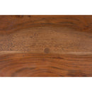 Hospitality furniture - Walnut Round Side Table - www.oroatrade.com