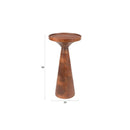 Hospitality furniture - Walnut Round Side Table - www.oroatrade.com