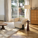 Red Aluminum Round Side Table | Zuiver Floss Marsala