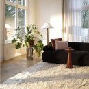 Red Aluminum Round Side Table | Zuiver Floss Marsala