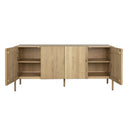 Hospitality furniture - Oak 4-Door Sideboard  - www.oroatrade.com
