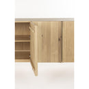 Hospitality furniture - Oak 4-Door Sideboard  - www.oroatrade.com