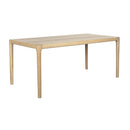 Hospitality furniture - Natural Oak Rectangular Dining Table - www.oroatrade.com