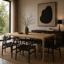 Hospitality furniture - Natural Oak Rectangular Dining Table - www.oroatrade.com
