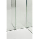 Hospitality furniture - Glass Cross-Leg Side Table - www.oroatrade.com