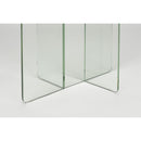 Hospitality furniture - Glass Cross-Leg Side Table - www.oroatrade.com