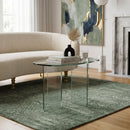 Hospitality furniture - Glass Cross-Leg Side Table - www.oroatrade.com