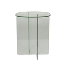 Hospitality furniture - Glass Cross-Leg Side Table - www.oroatrade.com