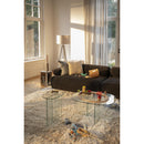 Hospitality furniture - Glass Cross-Leg Side Table - www.oroatrade.com
