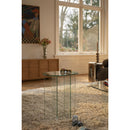 Hospitality furniture - Glass Cross-Leg Side Table - www.oroatrade.com