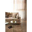 Hospitality furniture - Glass Cross-Leg Side Table - www.oroatrade.com