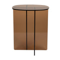 Hospitality furniture - Glass Cross-Leg Side Table - www.oroatrade.com
