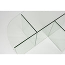 Hospitality furniture - Glass Cross-Leg Coffee Table - www.oroatrade.com