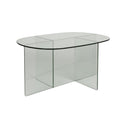 Hospitality furniture - Glass Cross-Leg Coffee Table - www.oroatrade.com