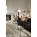 Hospitality furniture - Glass Cross-Leg Coffee Table - www.oroatrade.com