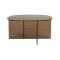 Hospitality furniture - Glass Cross-Leg Coffee Table - www.oroatrade.com