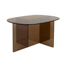 Hospitality furniture - Glass Cross-Leg Coffee Table - www.oroatrade.com