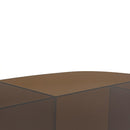 Hospitality furniture - Glass Cross-Leg Coffee Table - www.oroatrade.com