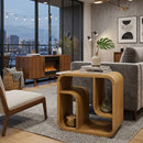 Hospitality furniture - Wood Veneer Shelf Cabinet S - www.oroatrade.com