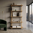Hospitality furniture - Natural Oak Ladder Shelf - www.oroatrade.com