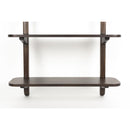Hospitality furniture - Walnut Finished Ladder Shelf - www.oroatrade.com