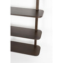 Hospitality furniture - Walnut Finished Ladder Shelf - www.oroatrade.com