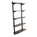 Hospitality furniture - Walnut Finished Ladder Shelf - www.oroatrade.com