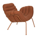 Curved Seat Channeled Lounge Chair | Zuiver Verte | Oroatrade.com