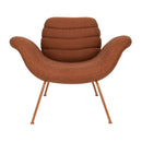 Curved Seat Channeled Lounge Chair | Zuiver Verte | Oroatrade.com