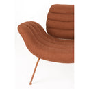 Curved Seat Channeled Lounge Chair | Zuiver Verte | Oroatrade.com