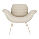 Curved Seat Channeled Lounge Chair | Zuiver Verte | Oroatrade.com