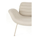 Curved Seat Channeled Lounge Chair | Zuiver Verte | Oroatrade.com