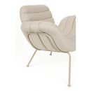 Curved Seat Channeled Lounge Chair | Zuiver Verte | Oroatrade.com