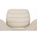 Curved Seat Channeled Lounge Chair | Zuiver Verte | Oroatrade.com