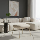 Channeled Upholstered Stool | Zuiver Verte | Oroatrade.com