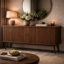 Wooden Sliding Door Sideboard | Zuiver Barbier | Oroatrade.com