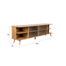 Hospitality furniture - Oak Framed Glass Door Sideboard L - www.oroatrade.com