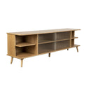 Hospitality furniture - Oak Framed Glass Door Sideboard L - www.oroatrade.com