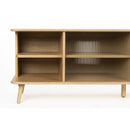 Hospitality furniture - Oak Framed Glass Door Sideboard L - www.oroatrade.com
