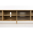 Hospitality furniture - Oak Framed Glass Door Sideboard L - www.oroatrade.com