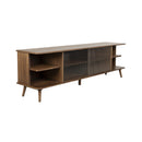 Hospitality furniture - Oak Framed Glass Door Sideboard L - www.oroatrade.com