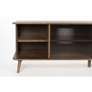 Hospitality furniture - Oak Framed Glass Door Sideboard L - www.oroatrade.com