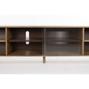 Hospitality furniture - Oak Framed Glass Door Sideboard L - www.oroatrade.com