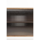 Hospitality furniture - Oak Framed Glass Door Sideboard L - www.oroatrade.com