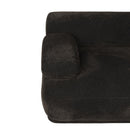 Hospitality furniture - Brown Ribbed Fabric Left Sofa - www.oroatrade.com