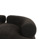 Hospitality furniture - Brown Ribbed Fabric Left Sofa - www.oroatrade.com
