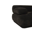 Hospitality furniture - Brown Ribbed Fabric Right Sofa - www.oroatrade.com